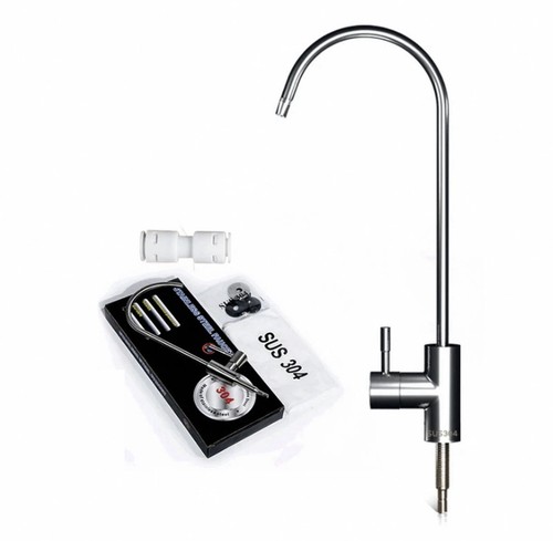 Stainless steel kitchen faucet - stainless,