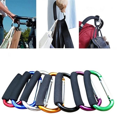 Strong buggy pram clips - 2x,