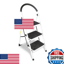 Big Red 3-Step Ladder, 400lb