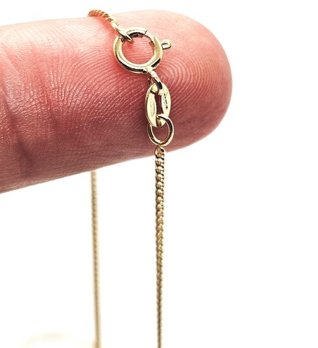 Gold chain necklace 375 - necklace,