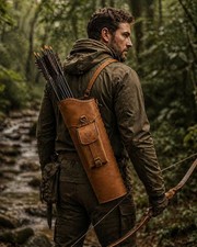 Light brown leather - , archery