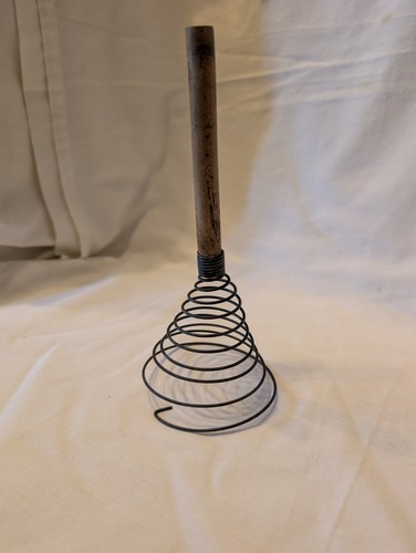 Vintage antique wire whisk - vintage,