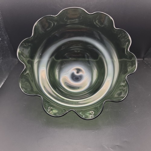 Antique green glass - green,