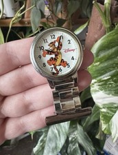 Disney Winnie the Pooh Tiger Quartz Fob Watch for Nurses Untested