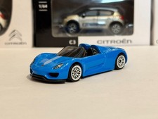Hot Wheels Mainlines - Porsche 918 Spyder BLUE 1/64  - Loose