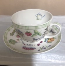Hudson Middleton Breakfast Cup And Saucer Nick Holland Collection Gardening