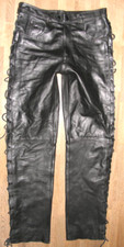 Wild Side - Lace Leather Jeans