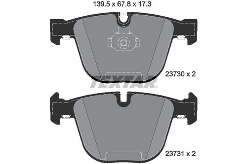 New brake pad - new,