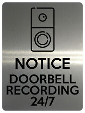 1878 NOTICE DOORBELL RECORDING
