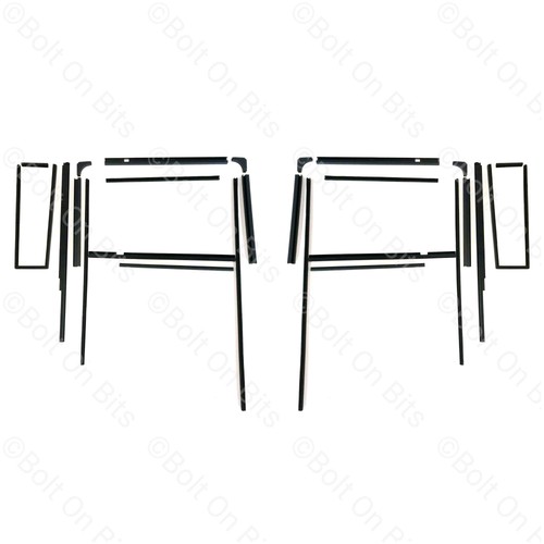 Rear door window channel - window,