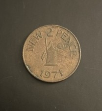 1971 Guernsey New 2 Pence