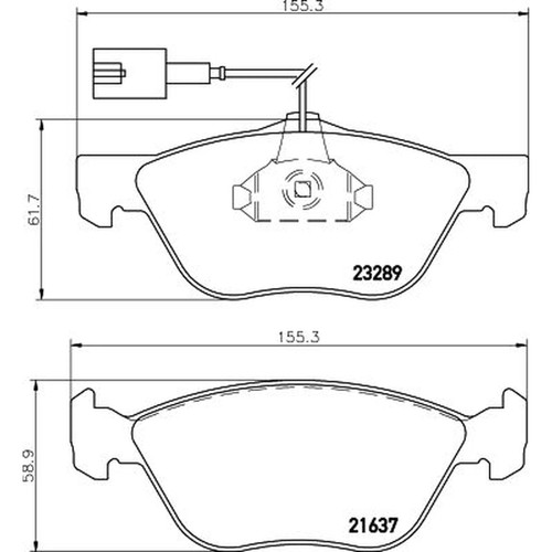 Mintex front brake - mintex,
