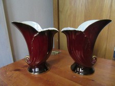 PAIR OF CARLTON WARE ROUGE