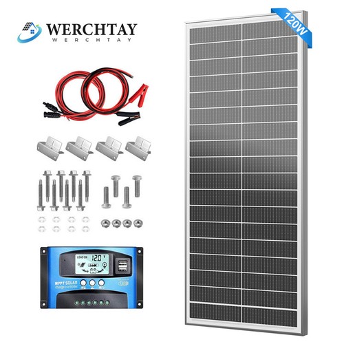 120w solar panel kit 12v - panel,