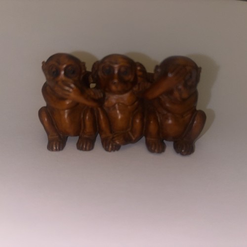 Japanese boxwood netsuke - japanese,