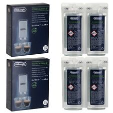Delonghi EcoDecalk Mini Coffee Machine Maker Cleaner Descaler 4 x 100ml Sachets