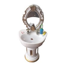 ACME Fridge Magnet Old fashioned BATHROOM VANITY Vintage 1996 Mirror Miniature