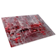 Red Pink Grey Black White Glass Chopping Board Kitchen Worktop Saver Protector