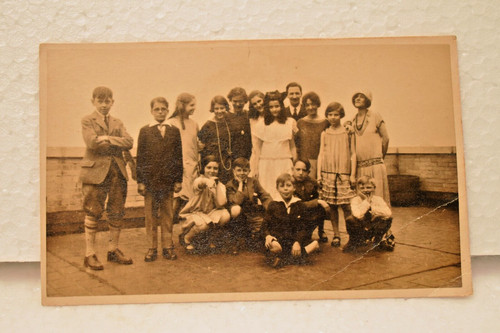 Vintage french postcard group - vintage,