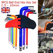 Allen Key Set Hex Metric 9pc