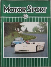 Motor Sport Magazine July 1970