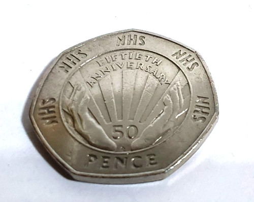 Coin huht 1998 nhs 50th - coin,