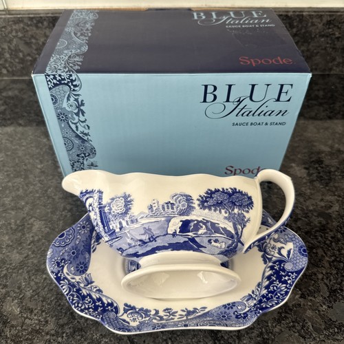 Spode blue italian - blue, gravy