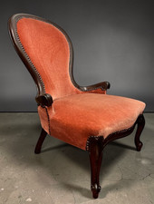Victorian slipper chair - slipper,