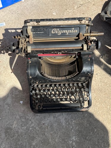 Vintage olympia typewriter - vintage, mod