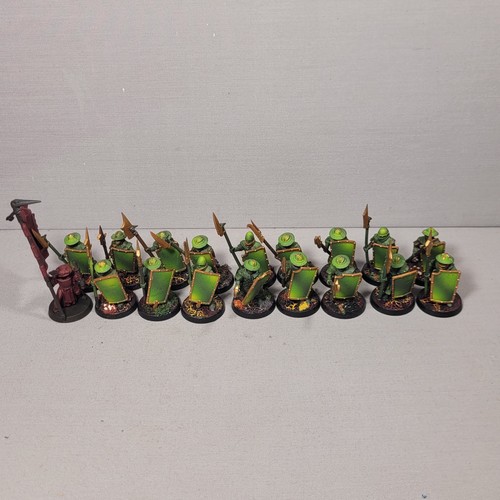 Bretonnian men arms x18 - bretonnian,