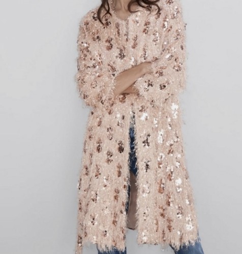 Zara women long sequin - zara,
