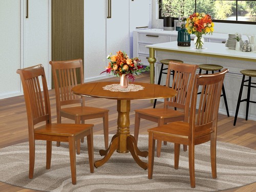 5pc dinette set round pedestal
