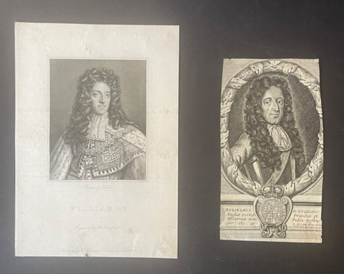 Lot two engravings king - (2),