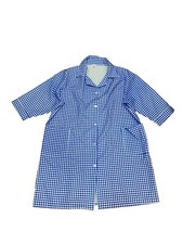 Vintage Overall Housecoat Coverall Dinner Lady Cleaner 70s 80s Sz 28-30