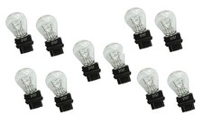 10 x Wedge Type Stop & Tail Bulbs 27/7w Dodge Chrysler Chevrolet Jeep*