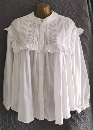 Zara white cotton smocked - zara,