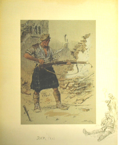 Snaffles art scottish kilted - snaffles,