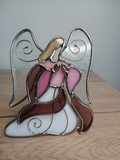 Vintage Stained Glass Angel