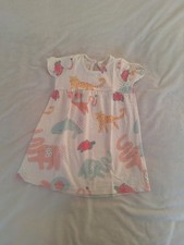 Animal Design Short Sleeved Dress George Size 12-18 Months
