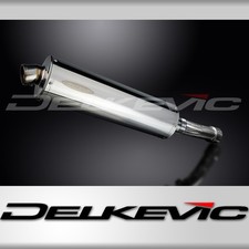 Kawasaki ER5 1996-2007 450mm Oval Stainless Exhaust Silencer Can Kit