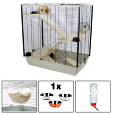 Rat Hamster Cage Plaza Grey
