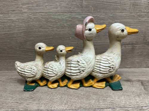 Vintage hand painted cast - vintage, iron