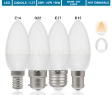4 6 10 20 Pack LED Candle Bulb