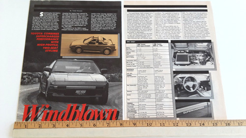 1988 toyota mr2 supercharged - 1988,