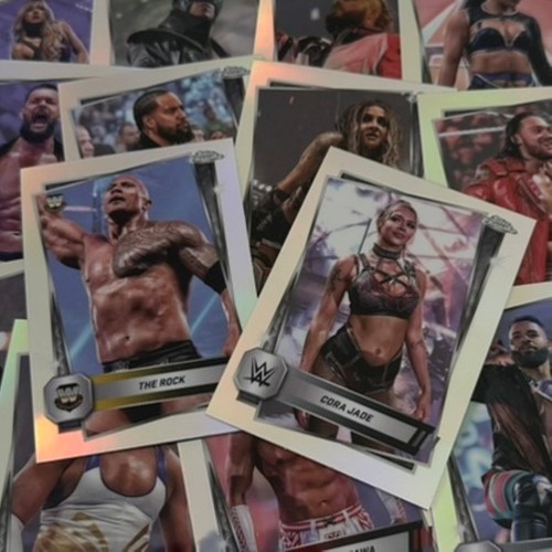 Wwe topps chrome - chrome, base