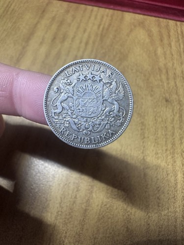 Latvian coin lats 1924 ad - 1,