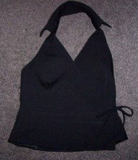 NEW SIZE S BLACK HALTERNECK