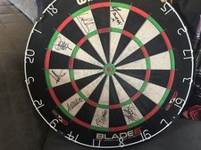 Signed Dartboard Luke Littler