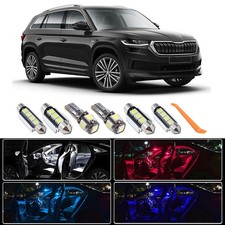 For Skoda Octavia Fabia Superb Rapid Karoq Kodiaq LED Interior Light Bulb Kit