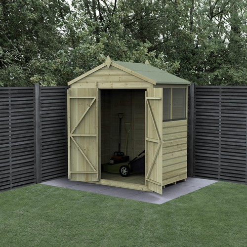 Forest beckwood 6x4 apex shed - beckwood,